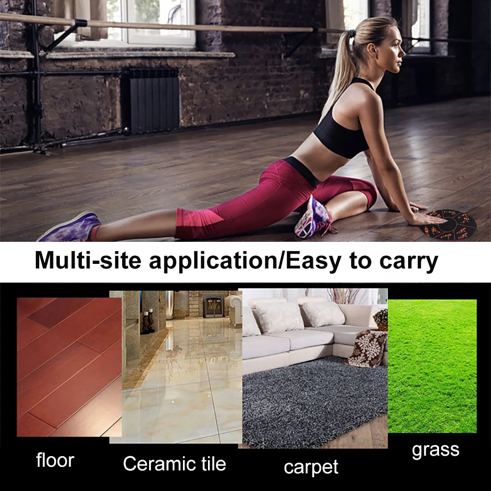 Комплект из 2 предметов Спортивная Core тренировки йоги Фитнес слайдер скользящий