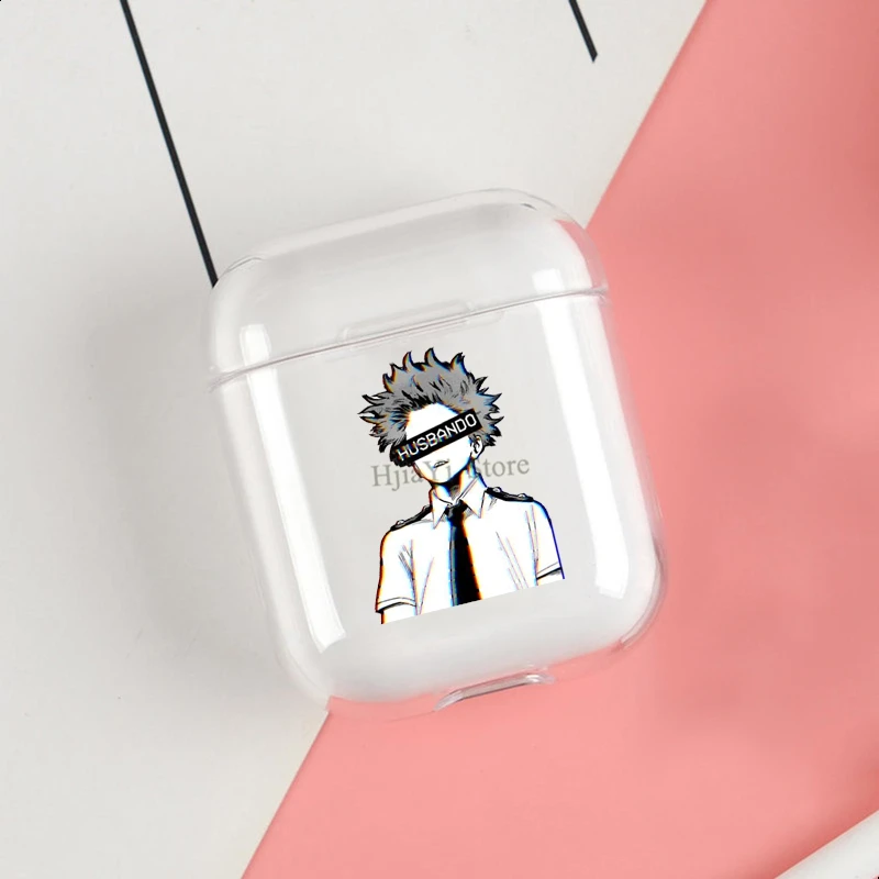 

Shinso Husbando Clear Cases For Apple Airpods 1 2 Earphone Bluetooth Wireless Cover For Airpods 2 1 Coque