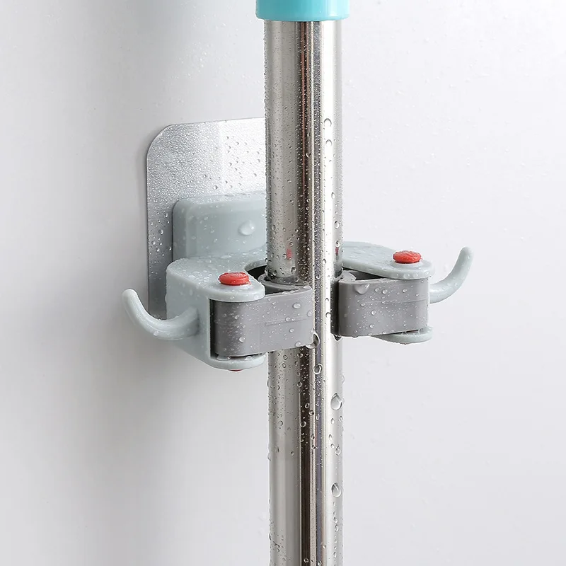 Многофункциональный держатель для швабры без гвоздей крючок хранения настенная
