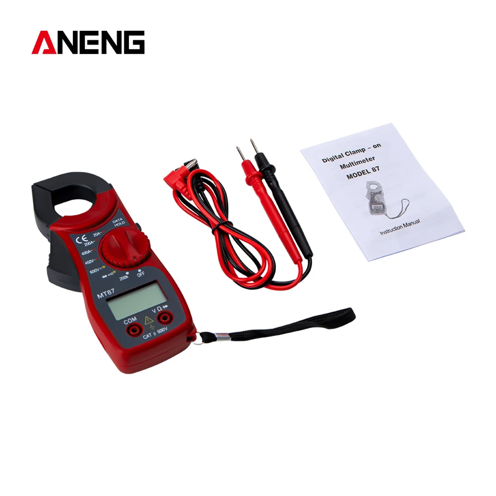 Мини цифровой мультиметр-зажим переменного/постоянного тока тестер напряжения er