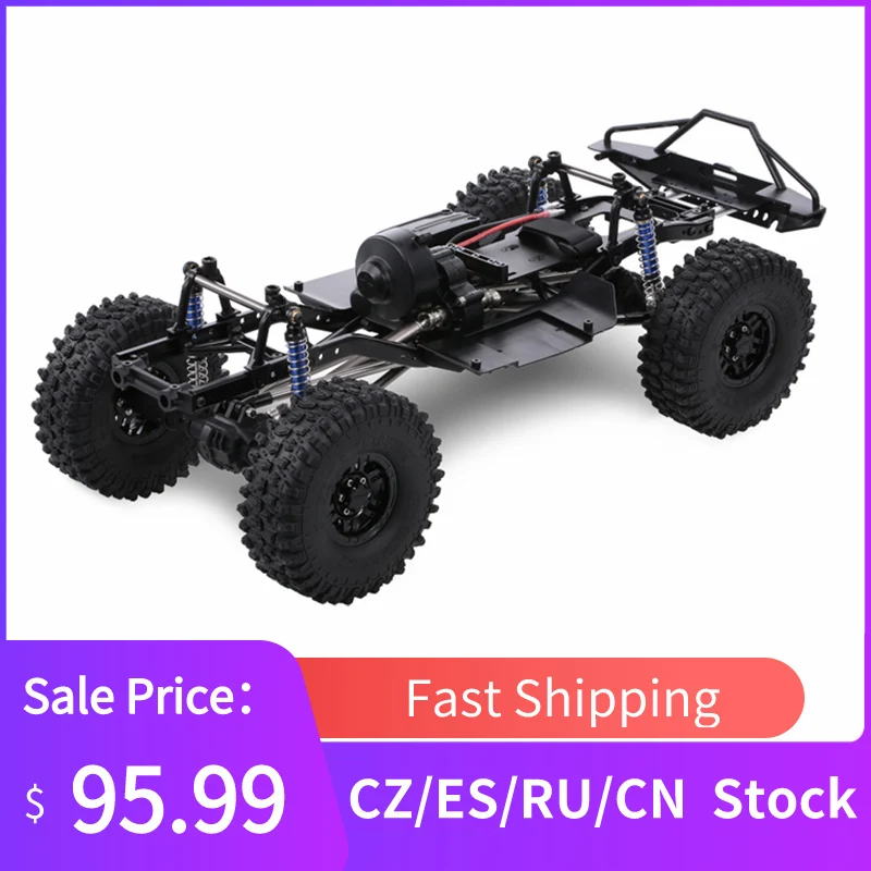 SCX10 II 90046 90047 RC Crawler 313 мм 1:10 радиоуправляемая база автомобиля Chassi с щеточным