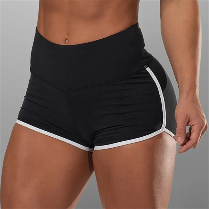 

Women Shorts Sports Shorts Gym Workout Waistband Skinny Fitness Patchwork Casual Short Pants Short Femme