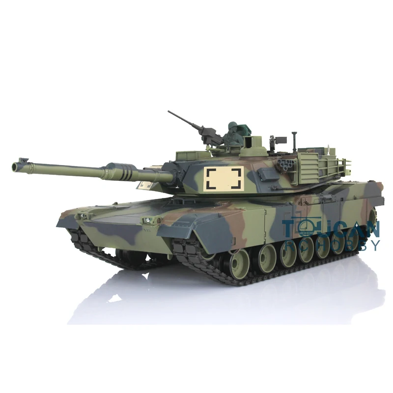 

US Stock Heng Long 1/16 2.4Ghz 7.0 Plastic Ver M1A2 Abrams Radio-controlled Tank 3918 Model TH17806-SMT4