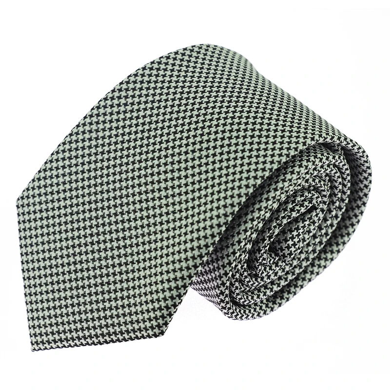 Серый галстук 8 см мужской Модный Полосатый и Пейсли шёлк жаккард тканый для