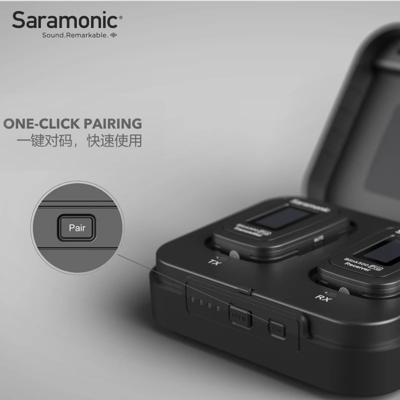 Беспроводной петличный микрофон Saramonic Blink 500 Blink500 Pro B1/ B2 двухканальный Студийный