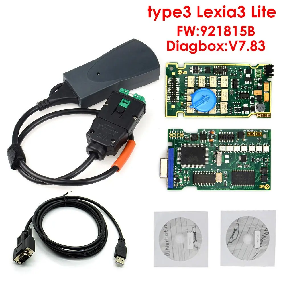 Lexia3 Lite Лучшее качество Профессиональный диагностический инструмент OBDII Lexia3 PP2000 полный чип Diagbox V7.83 LEXIA-3 FW 921815C Lexia 3 NEC Реле - Цвет: Lexia3 Lite