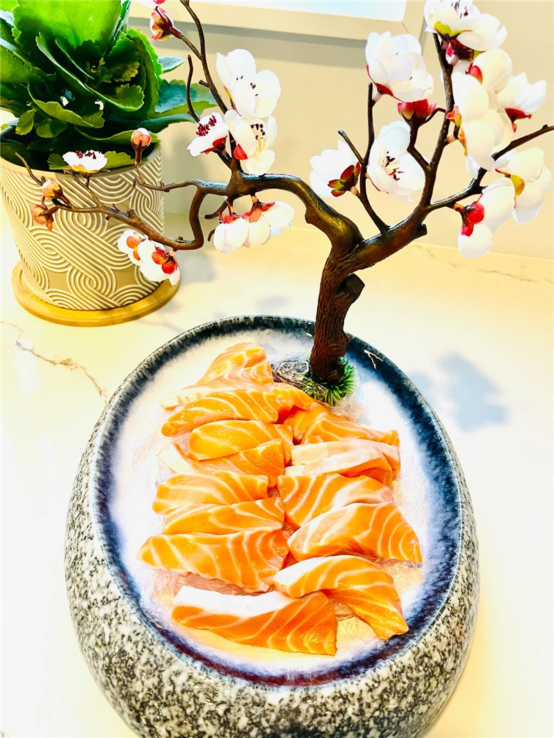 Японская креативная керамическая посуда для морепродуктов тарелка сашими блюдо