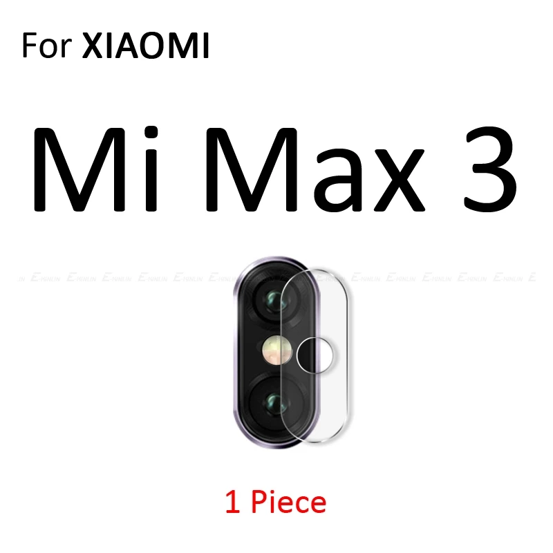 Защитная пленка из закаленного стекла для задней камеры Xiaomi mi 9T 9 SE 8 A3 A2 Lite 6X Max 3 Red mi Note 8T 5 6 7 Pro F1 10 - Цвет: For XiaoMi Max 3