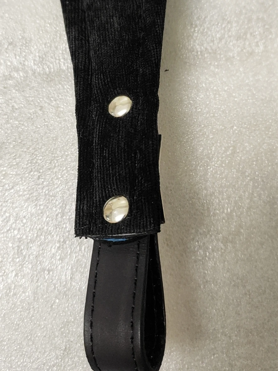 Ремень из натуральной воловьей кожи и фланелета на плечевых ремнях для басов 16 120