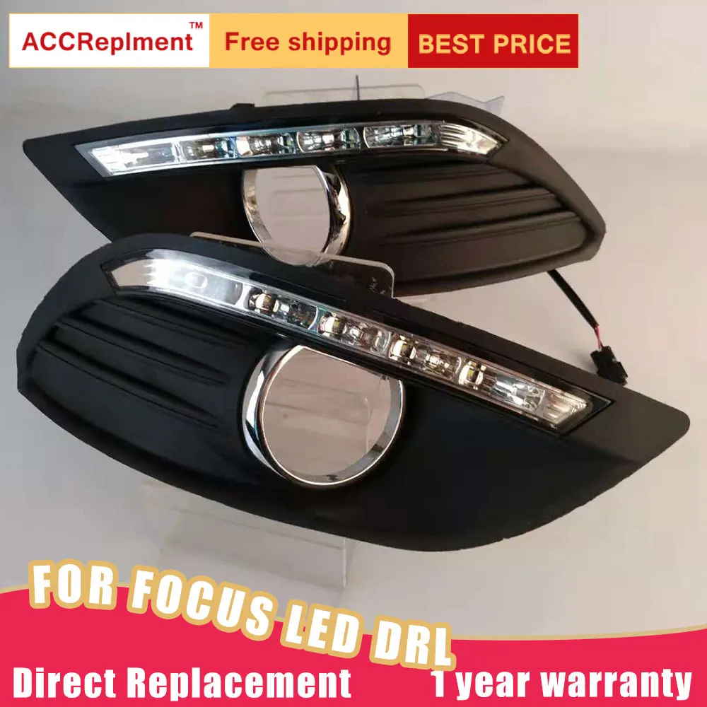 Светодиодный Габаритные огни для Ford Focus 2009-2014 высокая яркость светодиодный