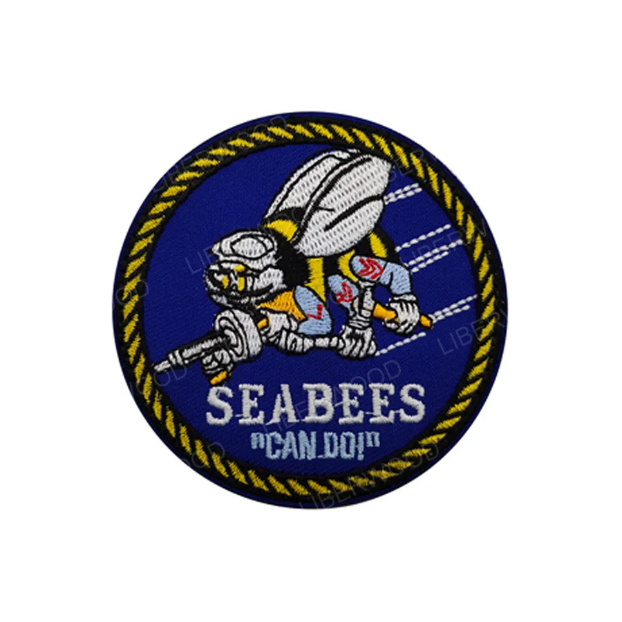 Военная инфракрасная нашивка морского флота США Seabees Тактическая SEABEE отражающая