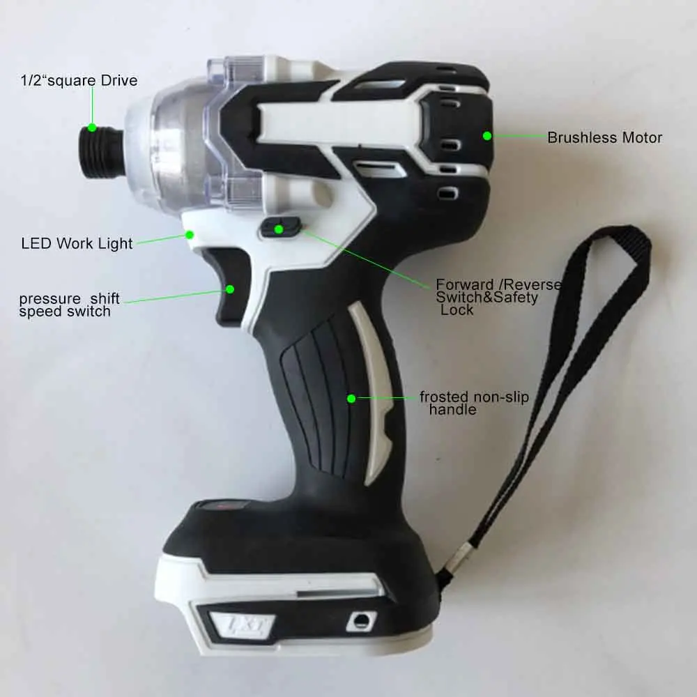 18V 520N 1/2in Cordless Impact Wrench Driver Body No Battery For Makita DTW285Z 100% Brand New And High Quality | Инструменты