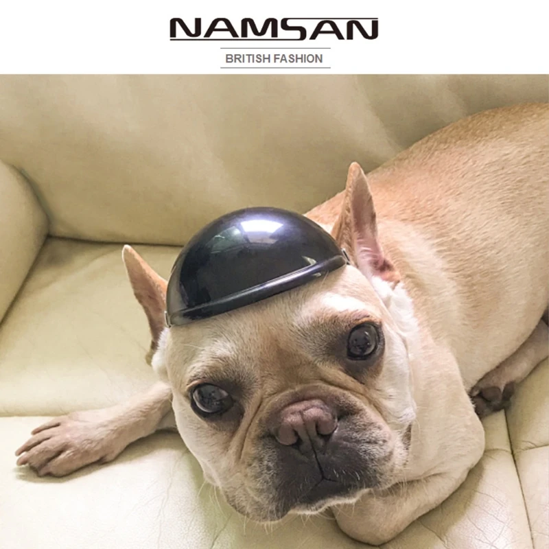

Pet Helmet Doggie Hardhat Mini Motorcycle Helmet for Cats & Small Medium Dogs Sunproof Windproof Creative Photo Props