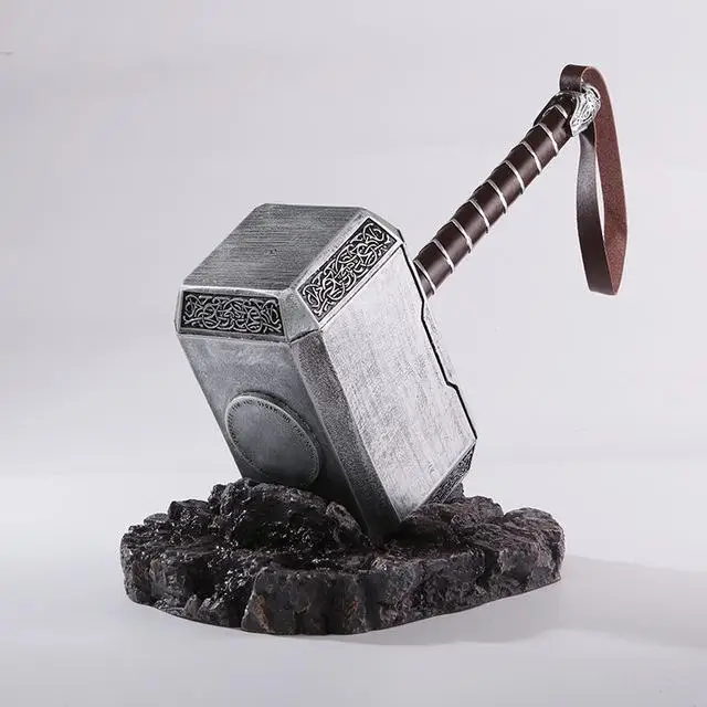 Пластик Marvel Бесконечность войны супер герой полностью из мастики Cattoys 1:1 Мстители Тор молоток оружие Косплей Подарки - Цвет: a