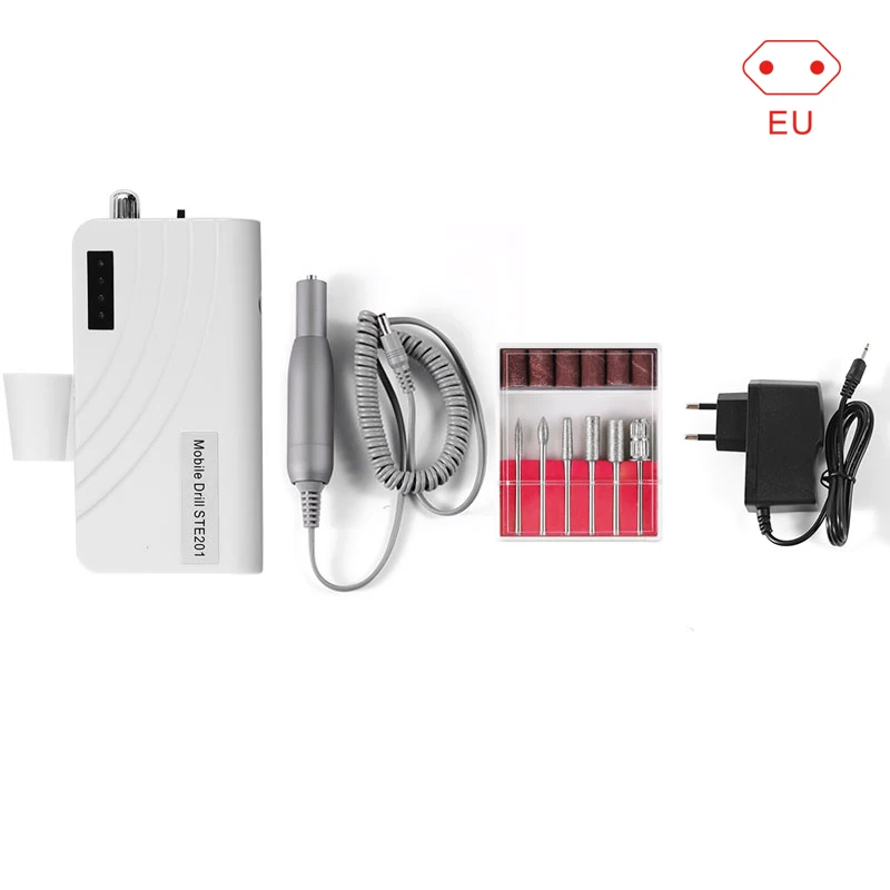 

Nail Polishing Machine Electric Nail Drill Machine Rechargeable Pen Style ManicureTools ZGOOD