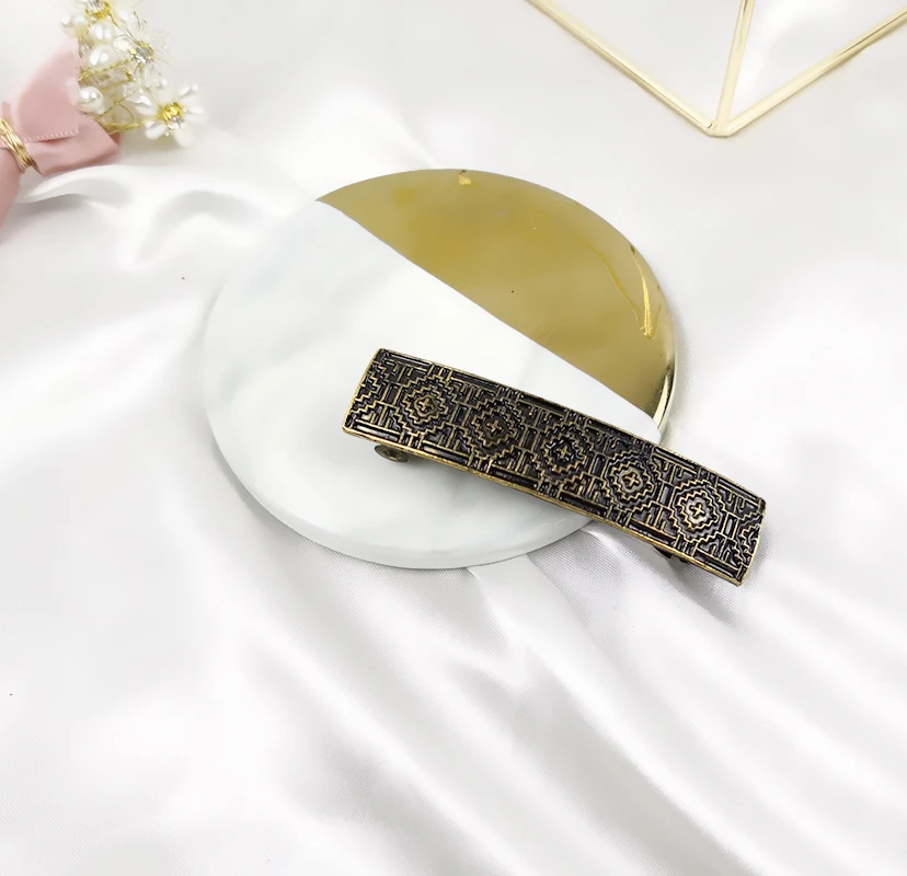 Новая прямоугольная простая Весенняя шпилька для рисования металлической