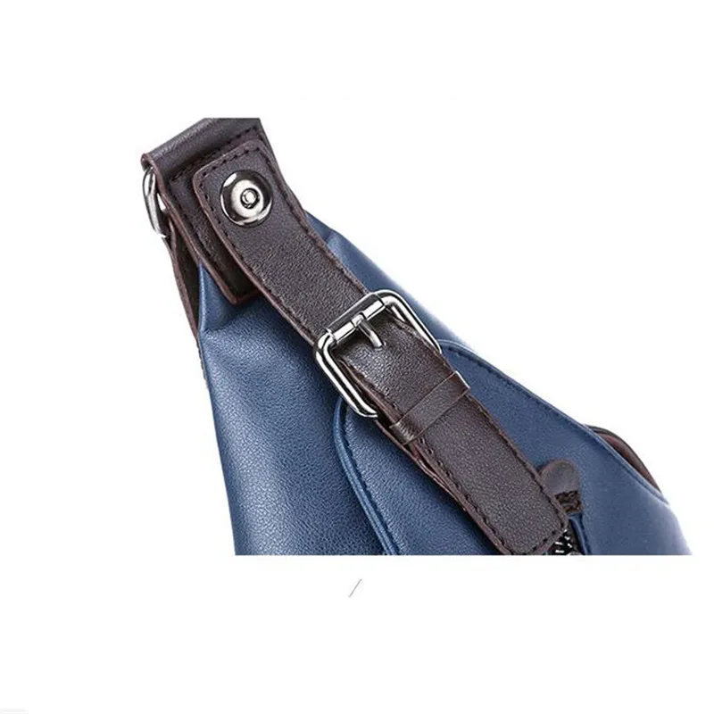 Горячая Распродажа мужская мода 2020 искусственная кожа сумка через плечо защита