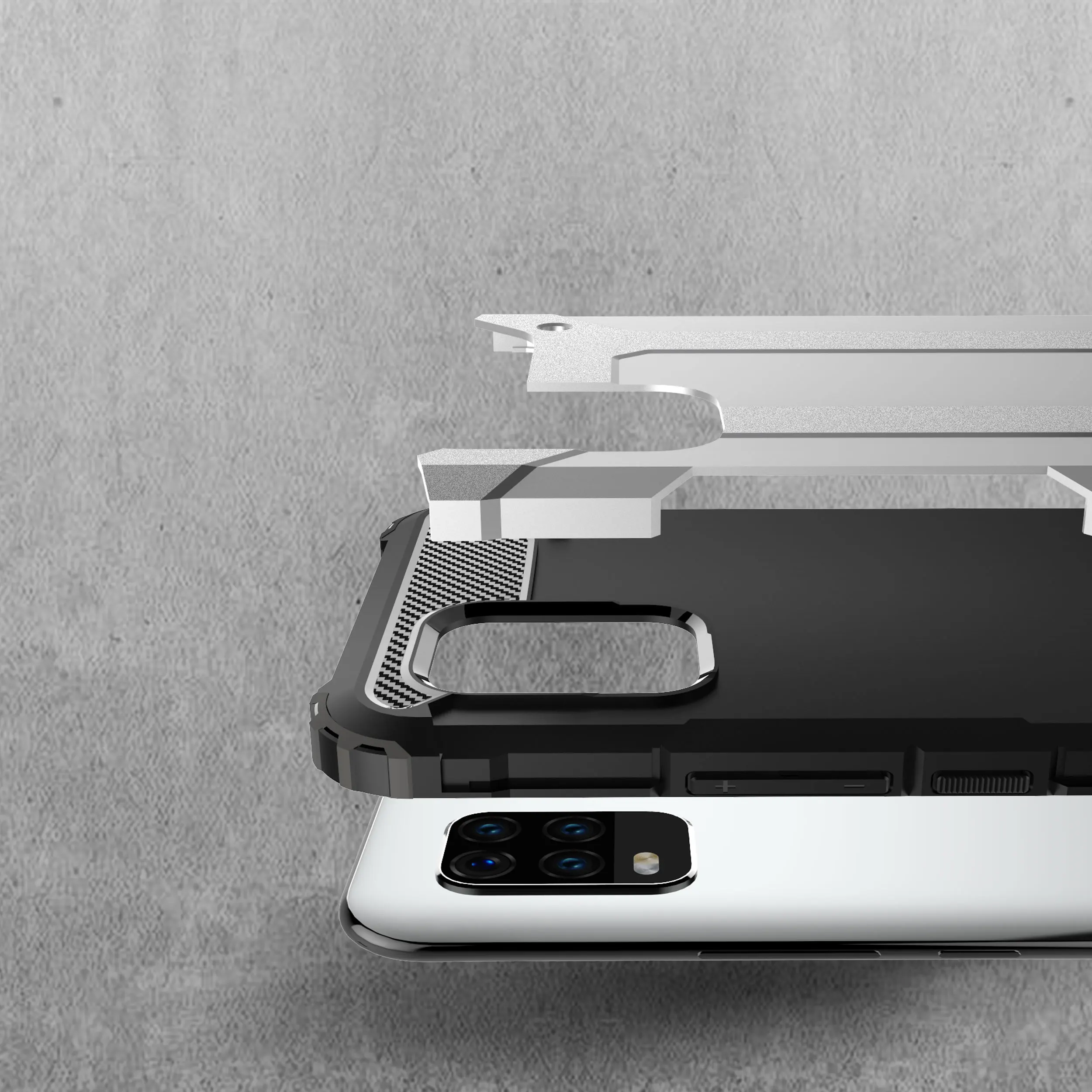 Soft TPU + Hard PC Phone Cases For Xiaomi Mi 10 Lite 5G Protective Back Cover Case Shell Coque for Bags|Бамперы| |