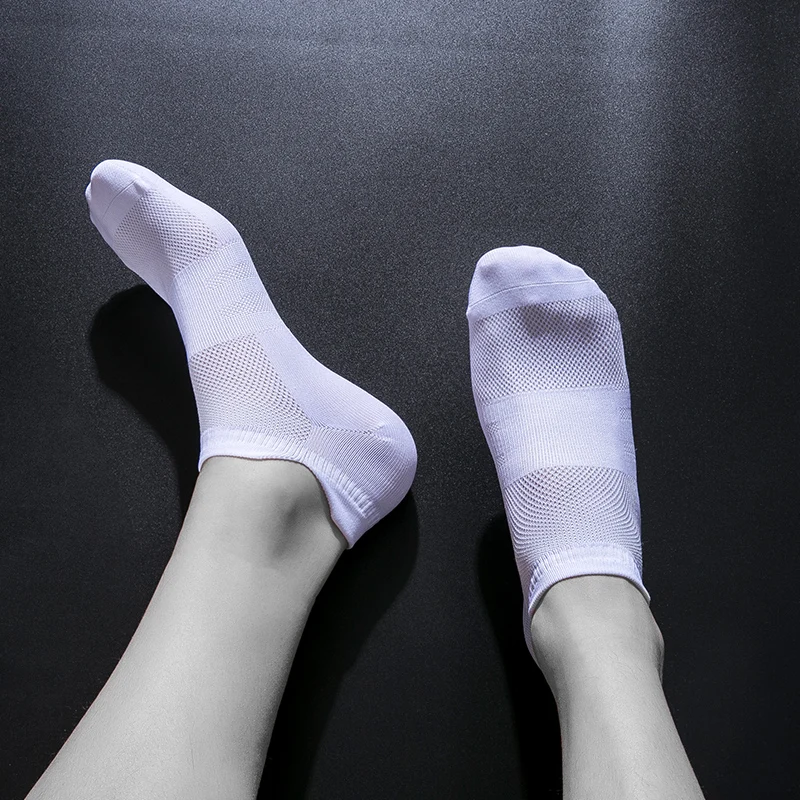 

5 Pairs/set Outdoor Sports Socks Men's And Women's Fitness Running Socks Autumn Summer Thin Boat Quick Dry Socks Short Cut