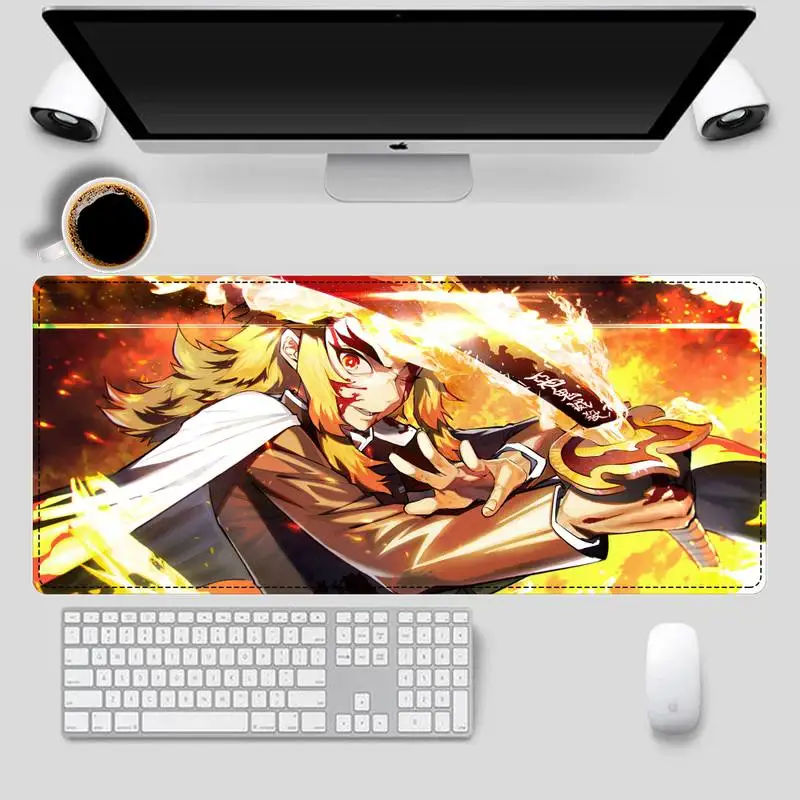 Хорошая демон убийца игровой Мышь коврик Pad большие для рабочего стола компьютер
