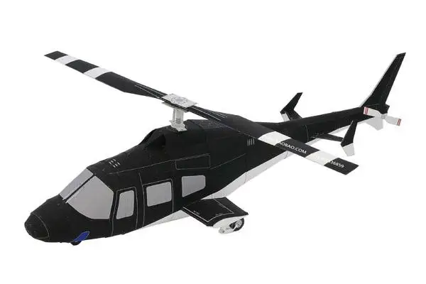 Двустворчатых вертолет 3D Бумага модель сделай сам головоломка Hand made самолет