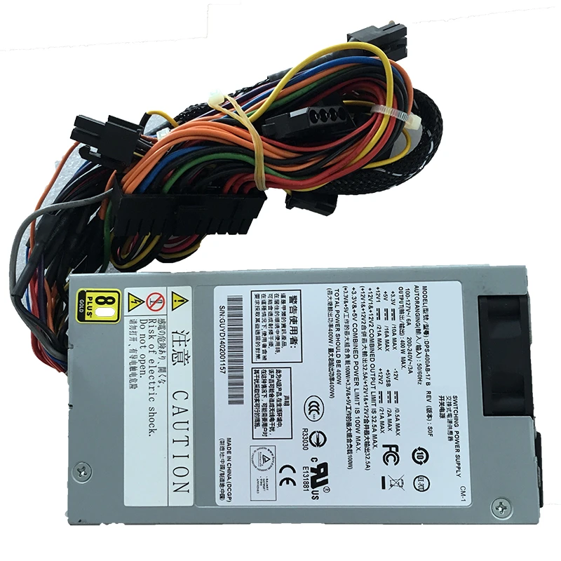 Новый оригинальный блок питания для Delta 80Plus Gold ITX NAS 1U -12 В K39 M41 Номинальный 400 Вт