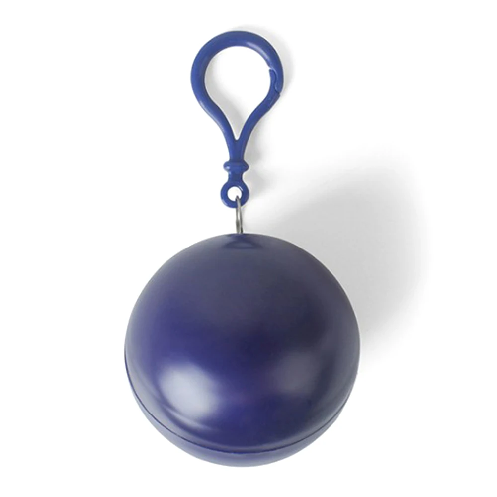 2 шт Открытый переносной плащ мяч пластиковый дождевик одноразовая