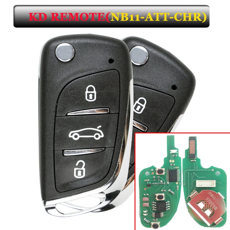 KEYDIY KD удаленный NB11 ключ 3 кнопки дистанционного Управление с ATT Chrysler модель для Jeep