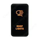 12 В оранжевые СВЕТОДИОДНЫЕ светильники на крышу для Toyota Landcruiser Hilux FJ Cruiser Tacoma Fortuner 4runner OEM Замена нажимного переключателя