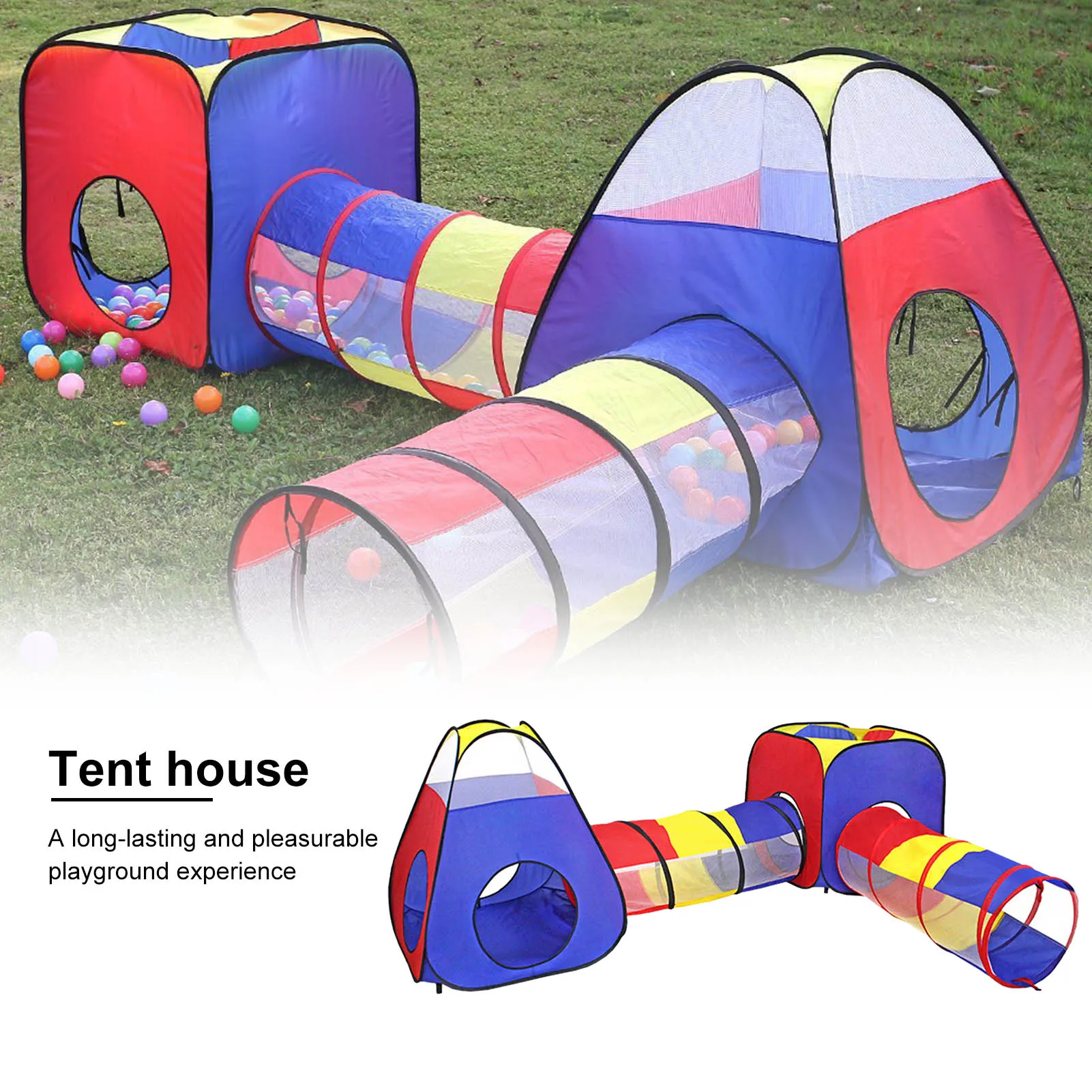 

Play House Indoor and Outdoor Easy Folding Ocean Ball Pool Pit Game Tent Play Hut Girls Garden Playhouse Kids Children Toy Tent