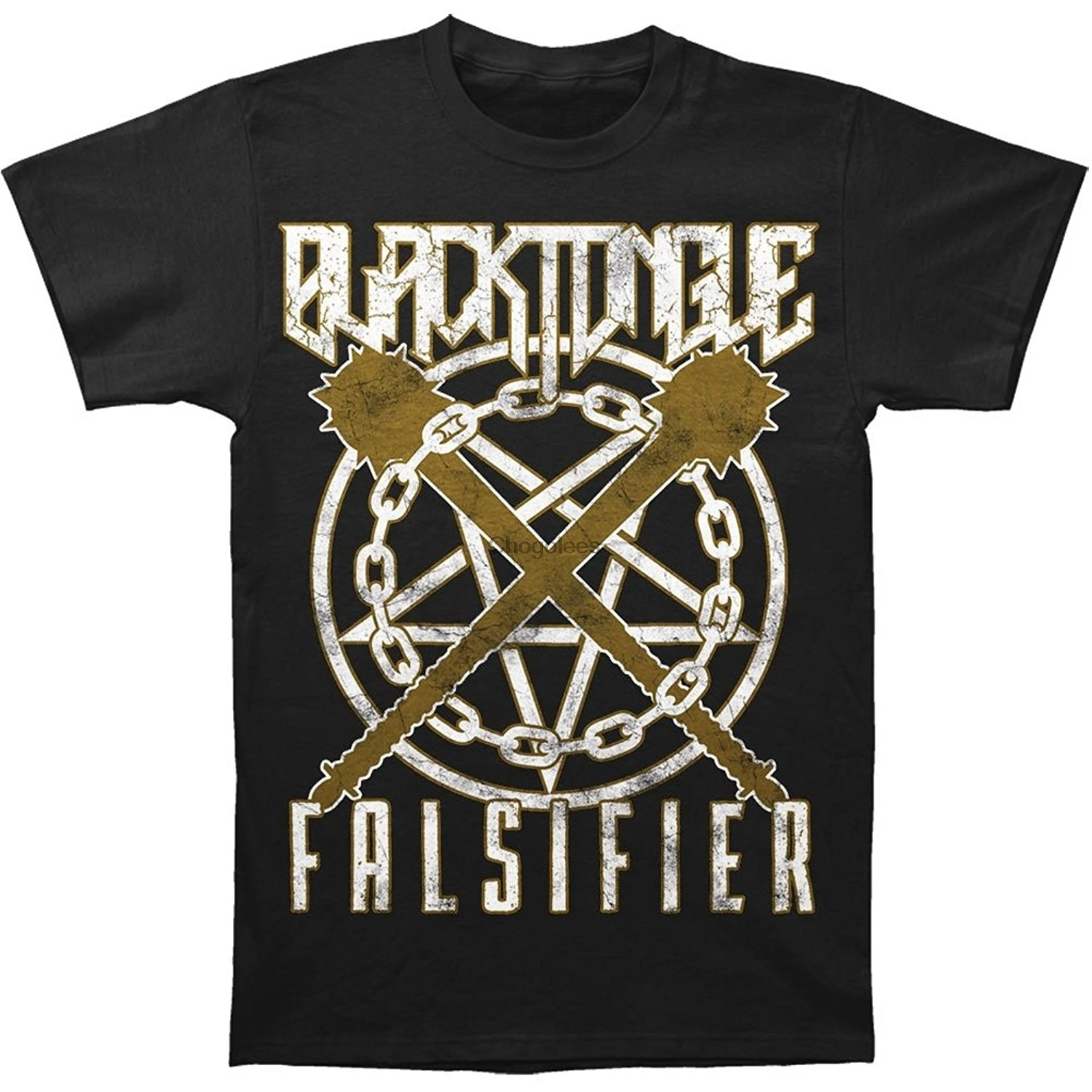 Мужская футболка с черным языком фальсификатор черные мужские повседневные