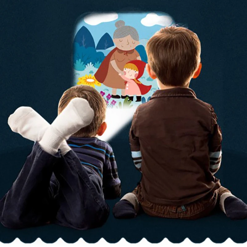 Сказочная проекционная лампа подарок для детей мини-Книга со вспышсветильник