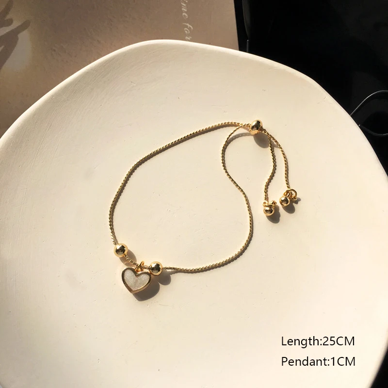 

Personality Trend Lady Charm Bracelet For Women Temperament Simple Metal Bracelet Femme Adjustable Fashion Jewelry