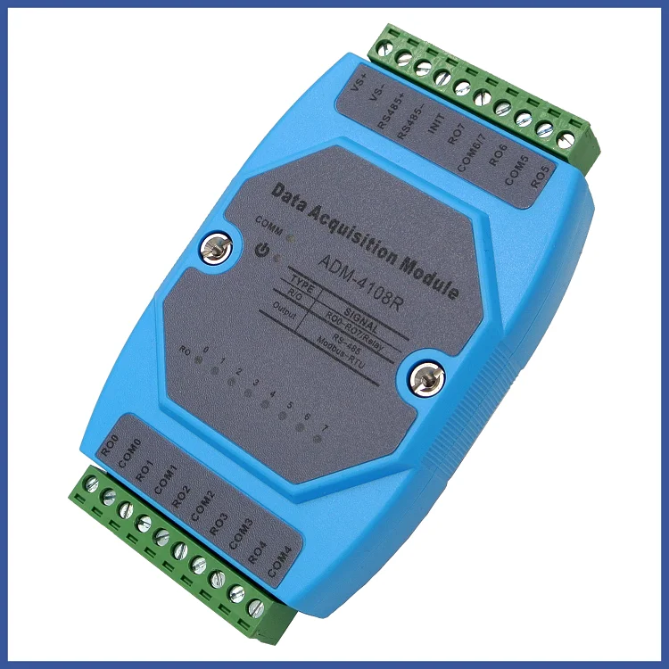 Релейный модуль ADM-4108R Modbus RTU 485 8-канальное реле расширенное управление ПЛК