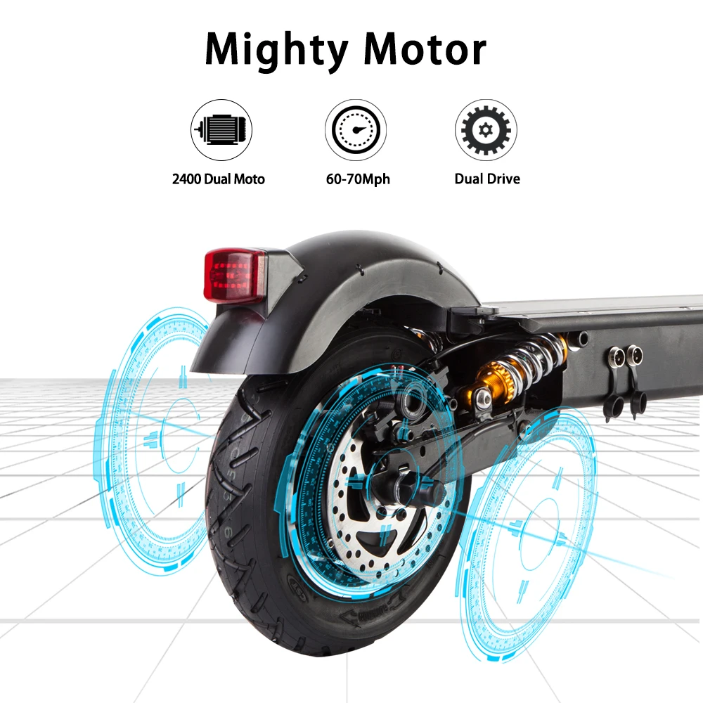 

HF Electric Scooter Adult, 2000W Moter Fast Foldable Eletrick Scooters With Seats, big wheels, Max Speed to 70km/h, LCD Display