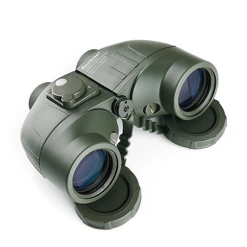 Высокомощный 10X50 военный дальномер компас Бинокль Профессиональный