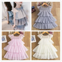 summer new dress for girl casual dress girl clothing child cake princess dress sequin prom dress girl wedding party dress 3 6 8y