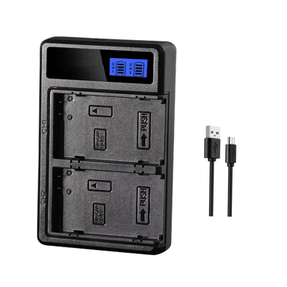 Аккумуляторная батарея ABC 7 4V 1300 mAh 2 шт. и зарядное устройство для фото-видеокамер