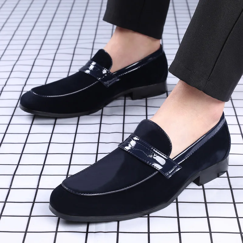 

Men's Dress Shoes 2023 Velvet Loafers Mens Elegant Shoes Men Formal Shoes Coiffeur Chaussure Homme Zapatos Charol Hombre Ayakkab