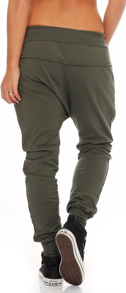 Женские шаровары ZOGAA повседневные Длинные свободные женские брюки однотонные