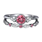 Женское кольцо с бриллиантами, 1 пара колец в готическом стиле