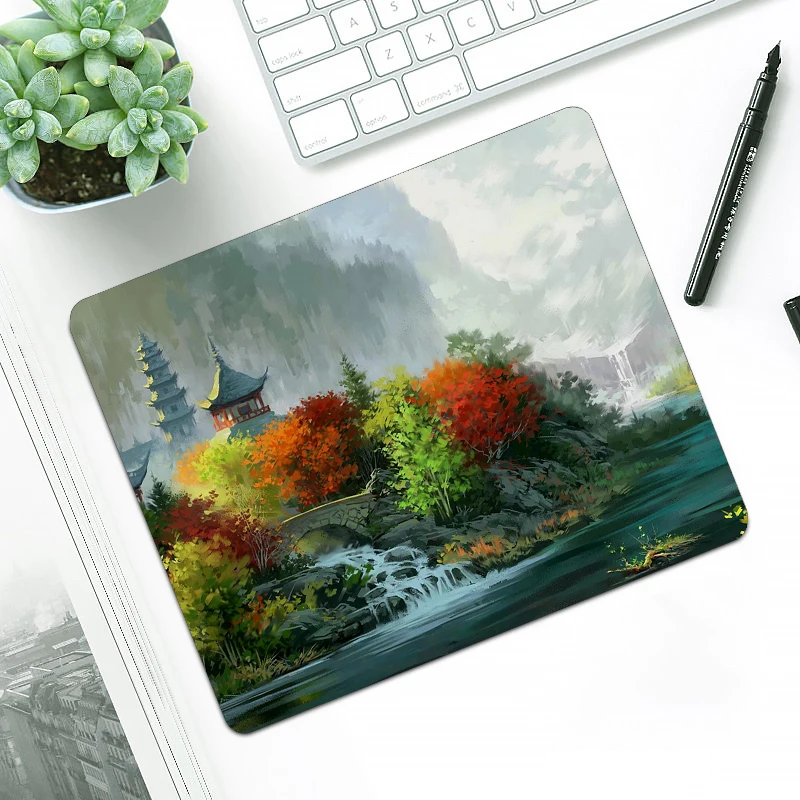 Chinese Style Mouse Pad Gaming Carpet Desk Mats Mat Office Laptop Anti Slip Deskpad | Компьютеры и офис
