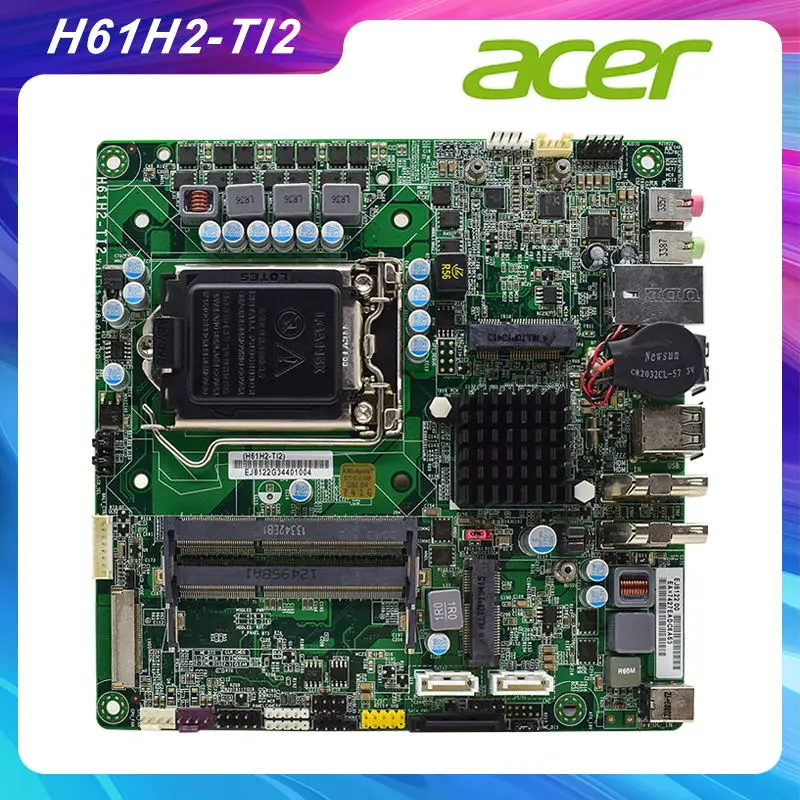 

H61H2-TI2 For Acer Original Intel H61 LGA 1155 Motherboard Support DDR3 RAM Memory USB desktop used pc motherboard 1155 mini itx