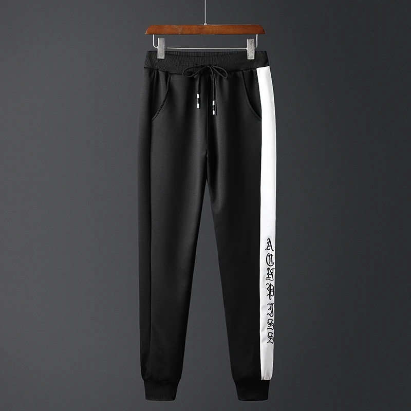 Fashion Men's Set Clothing Hoodies+Pants Sets Sweatshirt Polyester Casual Patchwork Tracksuit Men Hot Sale Brand 2 Pieces