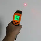 Цифровой термометр-пирометр 50  600 , пирометр , высокотемпературный бесконтактный инфракрасный лазерный термометр, оптовая продажа