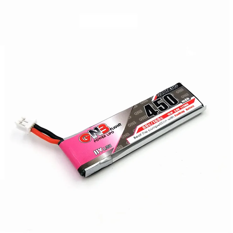 3 шт. Gaoneng 450 мАч 1S 8 в 80C 4 35 HV Lipo батарея PH2.0 разъем для M80S TINY6 Tiny7 Beta75S Emax Tinyhawk Snapper7 RC