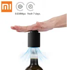 Пластиковая вакуумная пробка для винных бутылок XIAOMI, герметичная вакуумная память, Электрический штопор для винных бутылок