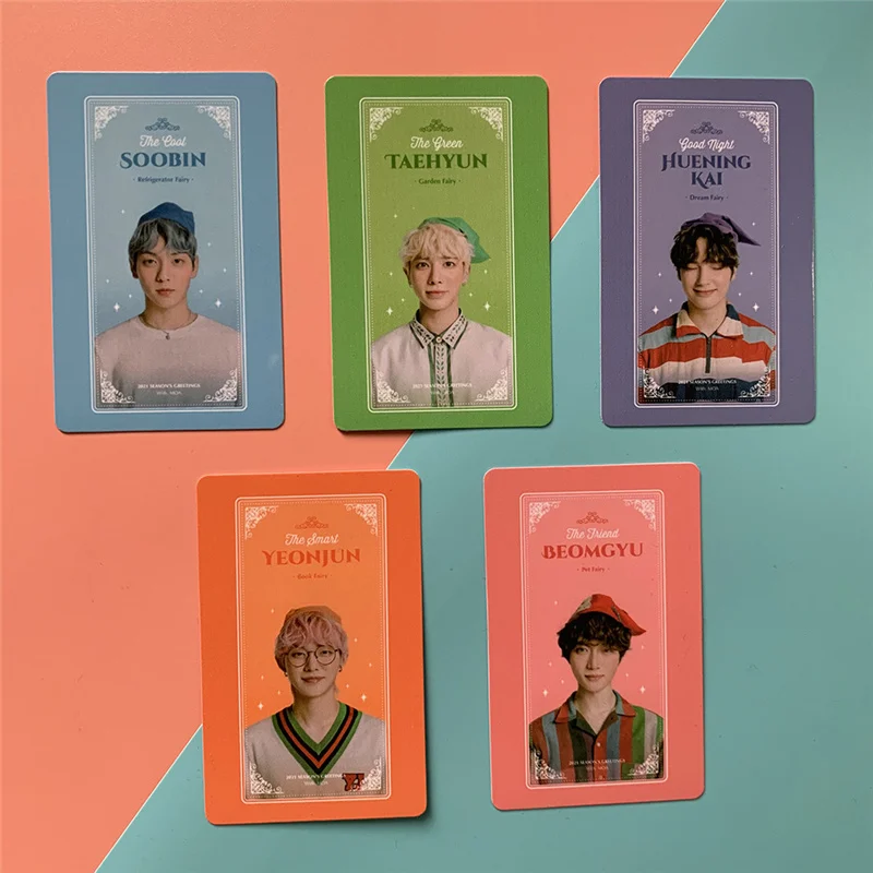 

KPOP Tomorrow X Together 2021 SEASON’S GREETINGS Photocards LOMO Cards SOOBIN TAEHYUN YEONJUN Postercard TXT Fans Collection B13