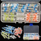 50 шт., новые термоусадочные втулки для пайки, обжимные стыковые клеммы, разъемы с коробкой 1,5-6,0 мм