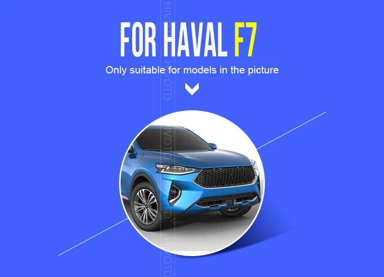 Hivotd для maval F7 хавал ф7 крышка дверных ручек+ чаши отделка ABS хромированная защита украшения внешние аксессуары для стайлинга автомобилей,автотовары аксессуары для авто